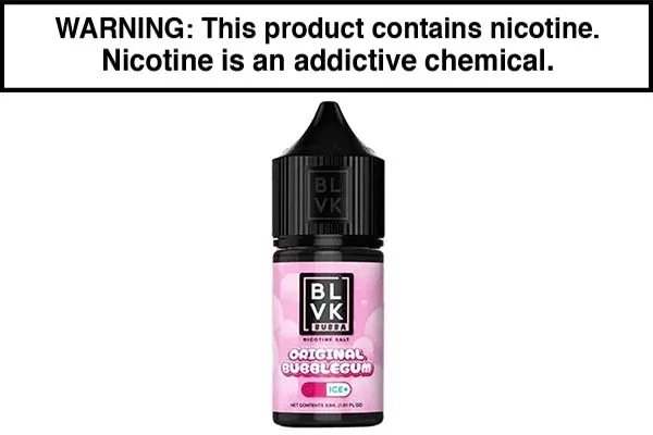 ORIGINAL BUBBLEGUM BY BLVK BUBBA SALT 30ML - Vape Product, Vape Product