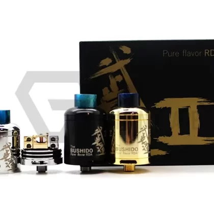 Bushido II Pure Flavor RDA by DOVPO – Two-Post (Discontinued)