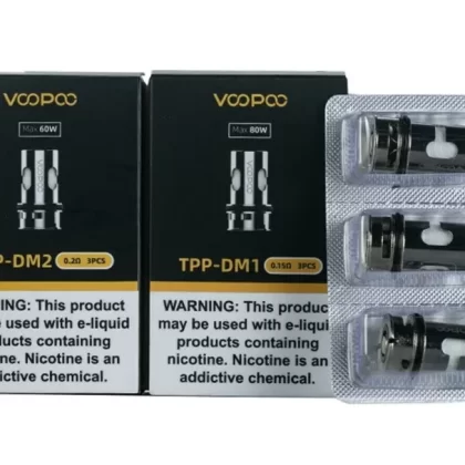 Voopoo TPP – DM1 0.15 Or DM2 0.2 Replacement Mesh Coils (3pc)