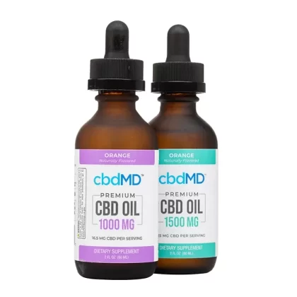 CBDMD – Broad Spectrum CBD Oil Tincture – Orange – 60mL
