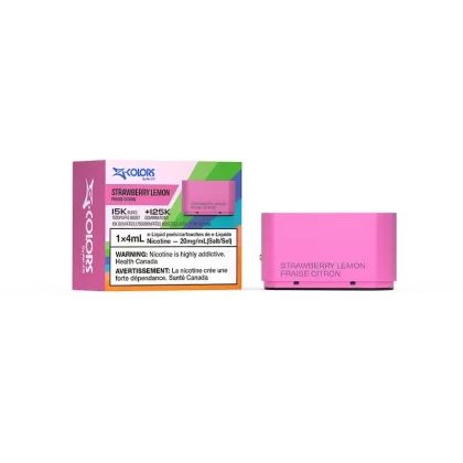 ZColors By ZLand Vape Pod – Strawberry Lemon – 15K Puffs