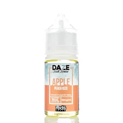 7 Daze Salt – ICED Reds Apple Peach 30ml (30, 50 mg)