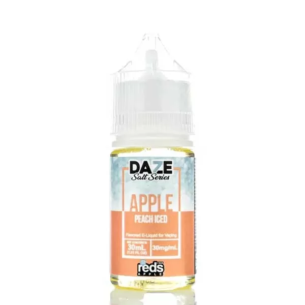 7 Daze Salt – ICED Reds Apple Peach 30ml (30, 50 mg)