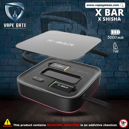X-BAR X- SHISHA ELECTRONIC HOOKAH - Black