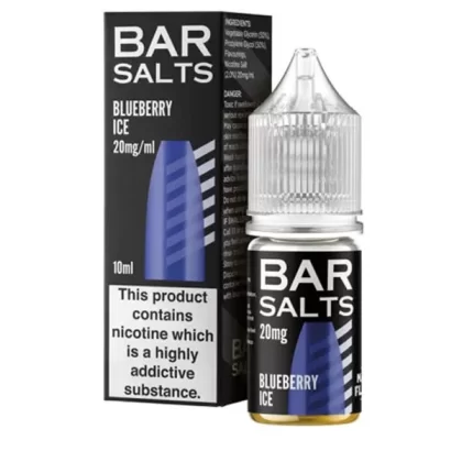 Bar Series by Major Flavor Blueberry Ice Nic Salt E-Liquid - 10mg