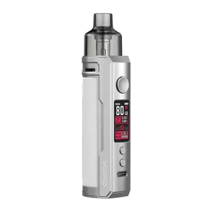 Voopoo Drag X Kit - Colour#Carbon Fibre>Classic Black>Dark Knight>Iron Knight>Marsala>Chestnut>Galaxy Blue>Bronze Knight>Retro~Add 18650 Batteries#No 18650 Batteries>1 X AW 18650 3000mAh