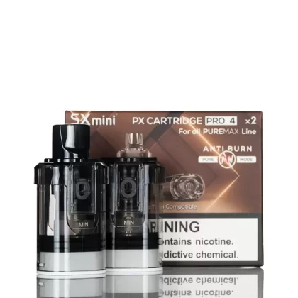 SXmini Puremax PX Pro 4 Replacement Pods - PX35 0.4ohm - Pack of 2, PX25 0.6ohm - Pack of 2