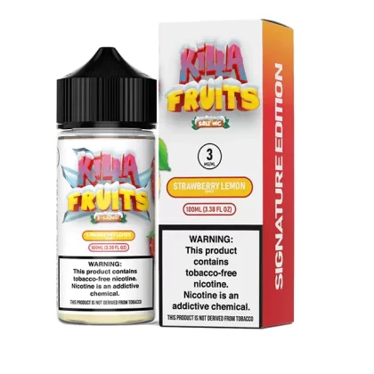 Sale $10.20 – Strawberry Lemon on Ice by Killa Fruits Signature TFN Series 100mL