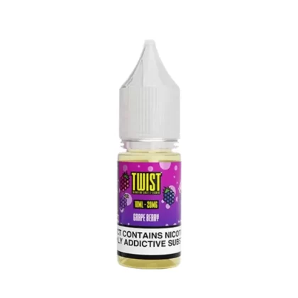 Twist Grape Berry Saltnic vape Juice - 10 Pack - Strength 20mg
