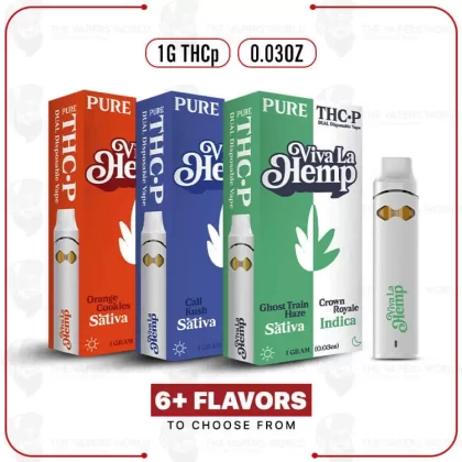 Viva La Hemp 1G Pure THCp Dual Disposable Vape - Thevapersworld