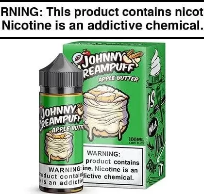 APPLE BUTTER BY JOHNNY CREAMPUFF 100ML - Vape Product, Vape Product (97D537)