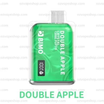BIMO Crystal 12k Puffs- Double Apple - Ozvapeone (90D8C0)