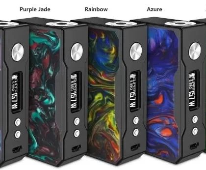 Voopoo Black Drag Resin Version 157W TC Box Mod