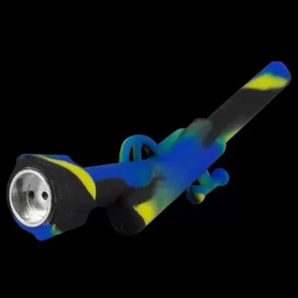 Silicone Gun Pipe with Metal Screen