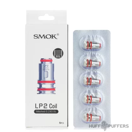 Smok LP2 Coils - DC 0.6 ohm MTL (15-25 W), Meshed 0.23 ohm DL (20-45 W)