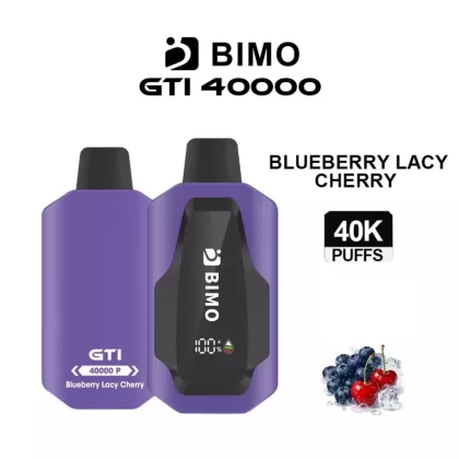 BIMO GTI 40000 Puffs – Blueberry Lacy Cherry - Ozvapeone (F7903D)