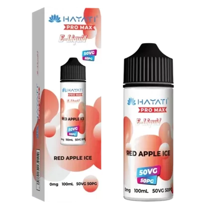 RED APPLE ICE BY HAYATI PRO MAX E LIQUID 100ML 50VG