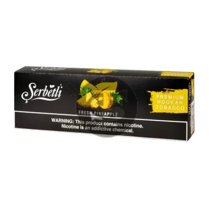Serbetli Premium Hookah Tobacco 10 packs of 50g Fresh Pineapple - Vape Store