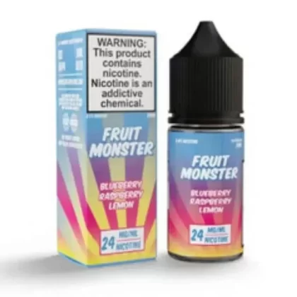 Blueberry Raspberry Lemon Nicotine Salt by Fruit Monster - Size#30ml~Nicotine#24MG>48MG
