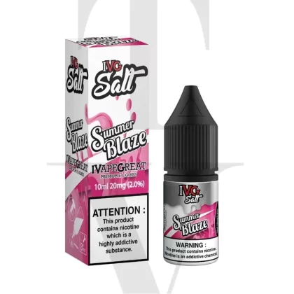 IVG SUMMER BLAZE NIC SALT E-LIQUID - Nicotine Strength#10MG (1%)>20MG (2%)