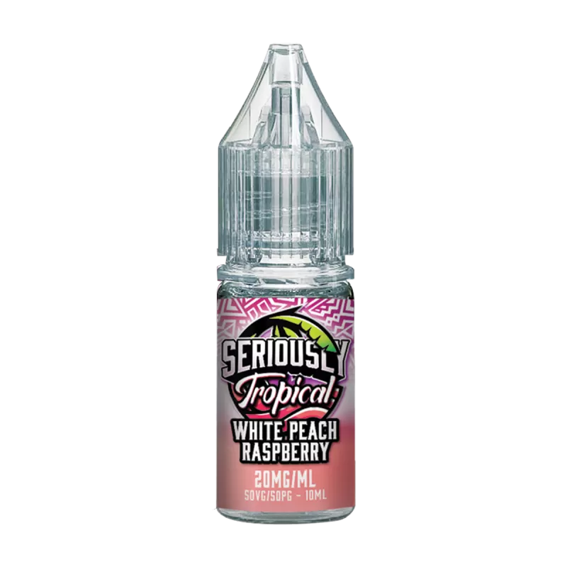 White Peach Raspberry Nic Salt by Seriously Tropical - 10ml - 5mg (Discontinued) - Ecigwizard