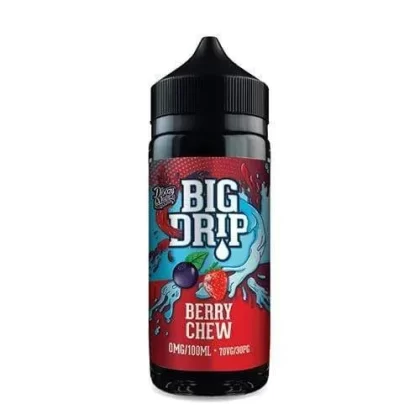 Big Drip by Doozy Vape Co 100ml Shortfill - Choose Flavour#Blue Raspberry>Citrus Apple>Lime Slush>Cherry Cola Bottles>Lemon Cake>Frozen Mango>Mango Magic>Berry Chew>Raspberry Mojito>Watermel (B9ECA7)