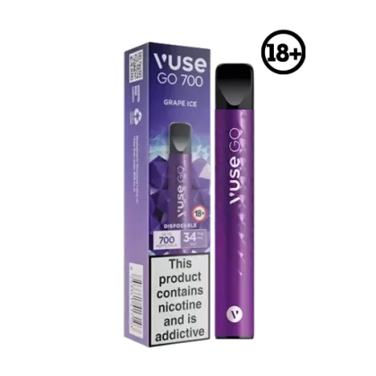 VUSE GO 700 DISPOSABLE GRAPE ICE 34MG 700 PUFF