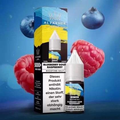 Al Fakher Liquid – Blueberry Sour Raspberry - 20mg/ml
