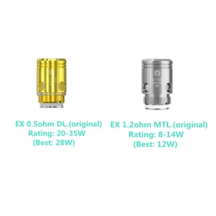 Joyetech EXCEED D22-D19 Tank Replacement Coil Heads 5PCS-PACK