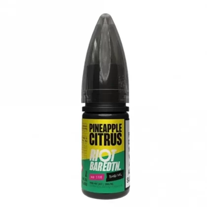 Riot Squad Bar Edition Pineapple Citrus Nic Salt E Liquid – Bar Edition No Ice (10ml)
