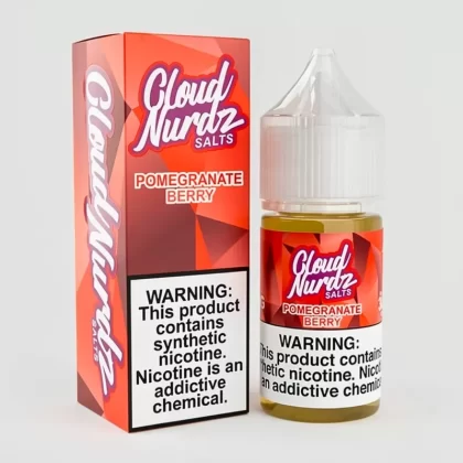 Pomegranate Berry SALT – Cloud Nurdz – 30mL 50/50 Vape Juice - Vape Product; Vape Product, Vape Product