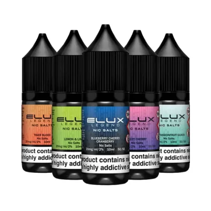 ELUX Legend Nic Salt E-Liquid - Pack of 10 - Strawberry Raspberry Cherry / 20mg