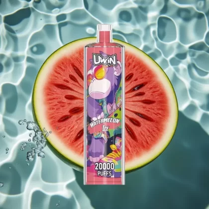 Uwin Shisha Hookah Crystal 20000 Puffs 22ml Watermelon Ice Mesh Coil Type-C 650mAh - Bangvapeaustralia