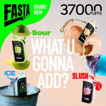 FASTA Burrst 37K Puff Disposable Device – 37,000 Puffs - White Grape (ICE series)