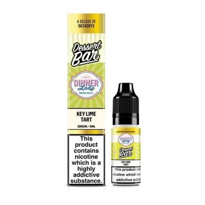 DINNER LADY DESSERT BAR KEY LIME TART 10ML NIC SALT E-LIQUID