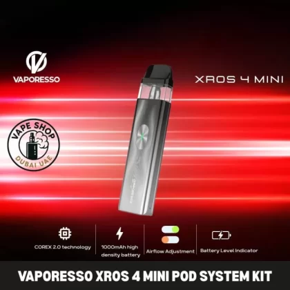 VAPORESSO XROS 4 Mini Pod System Kit in Dubai - Black, Camo Red (CBDC3B)