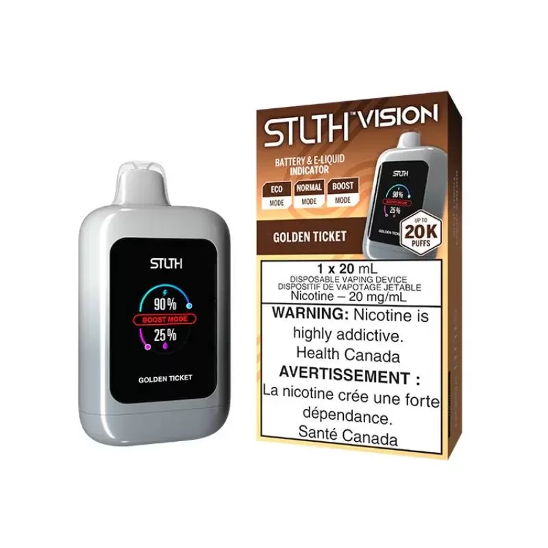 STLTH – Vision Golden Ticket 20K Disposable Vape, 20mL