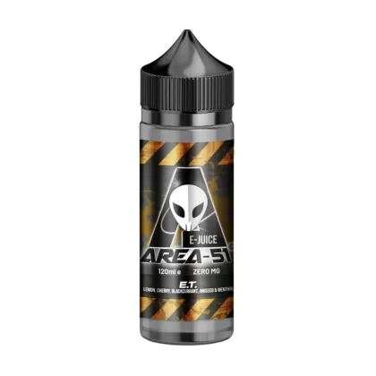 Area 51 E.T 100ml Shortfill E-Liquid - 1 x 18mg Nic Shot