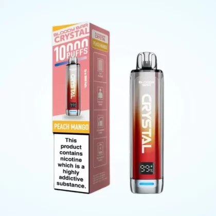 Bloody Bar Crystal 10K Prefilled Pod Kit Peach Mango - Ejuicewarehouse