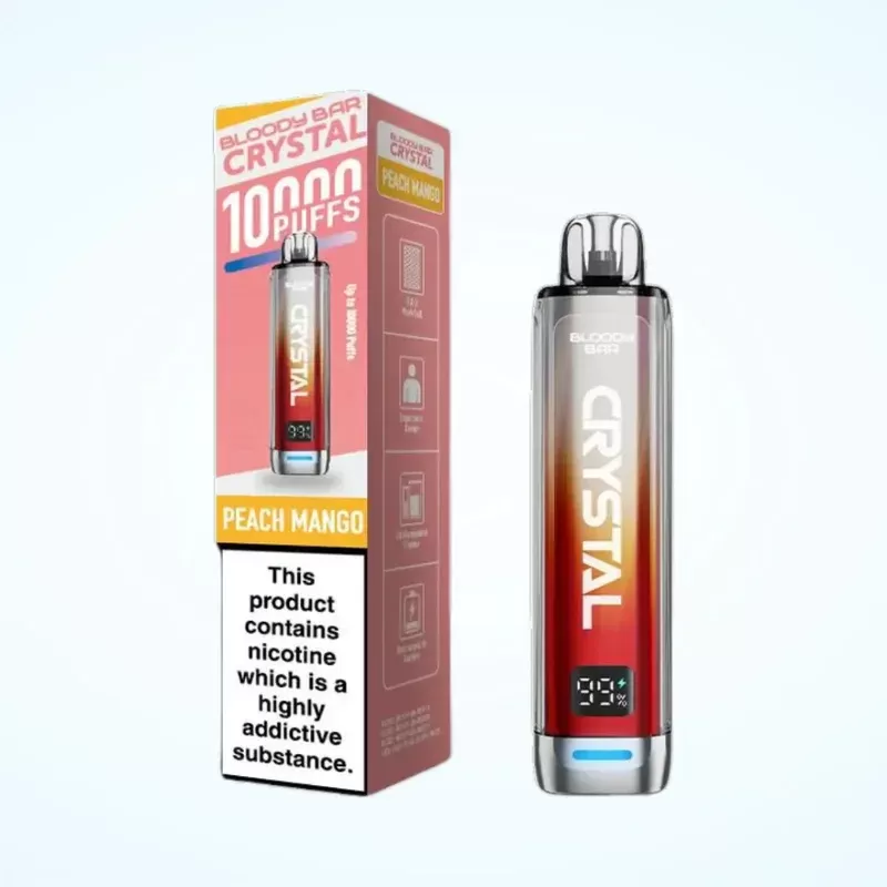 Bloody Bar Crystal 10K Prefilled Pod Kit Peach Mango - Ejuicewarehouse