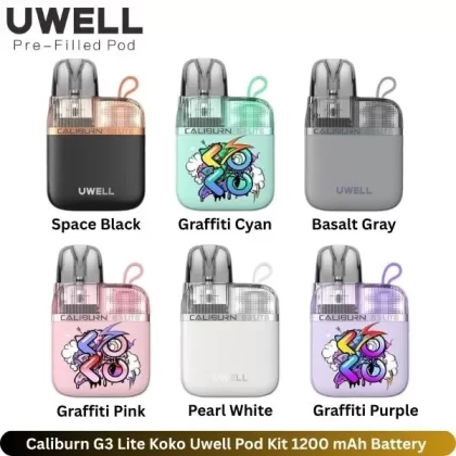 Uwell Caliburn G3 Lite Koko Pod Kit 1200mAh | Caliburn Dubai