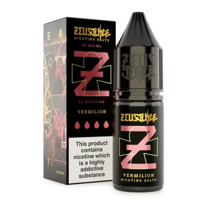 Vermilion Nic Salt E-Liquid by Zeus Juice (10ml) - 10mg