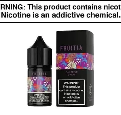 FUJI APPLE GRAPE BY FRUITIA SALTS 30ML - Vapejuice