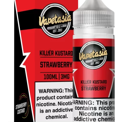 Vapetasia - Killer Kustard Strawberry - 100ML E-Liquid - 3MG