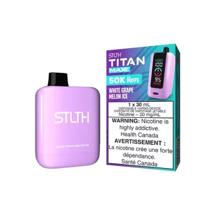STLTH TITAN MAX DISPOSABLE – WHITE GRAPE MELON ICE