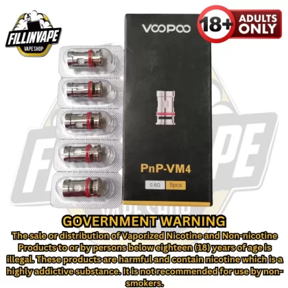 Voopoo PnP Series Coils - VM5 0.2 (40-60w) / 1pc