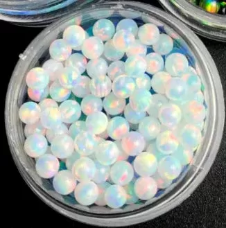 Ruby Pearl Co – Opal Pearls-White : 5mm - Vape Store