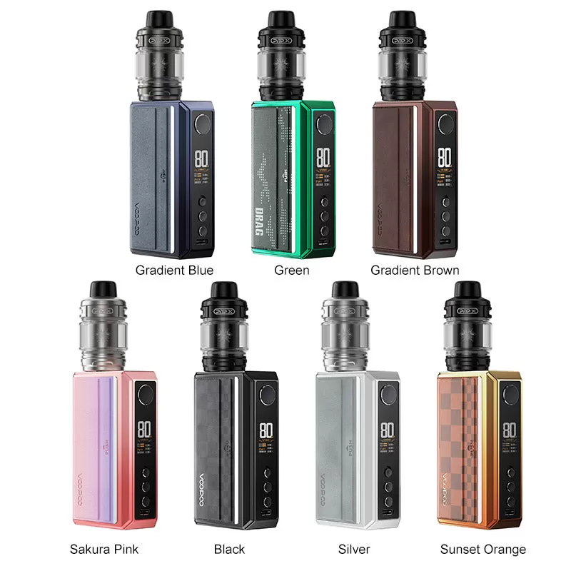 Voopoo Drag 5 177W Box Mod Kit - Black - Image 2