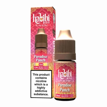 Habibi Paradise Punch Nic Salt Vape Juice - 10 Pack