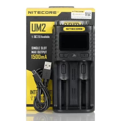 Nitecore UM2 Intelligent USB Dual-Slot Charger - Ecigpremium
